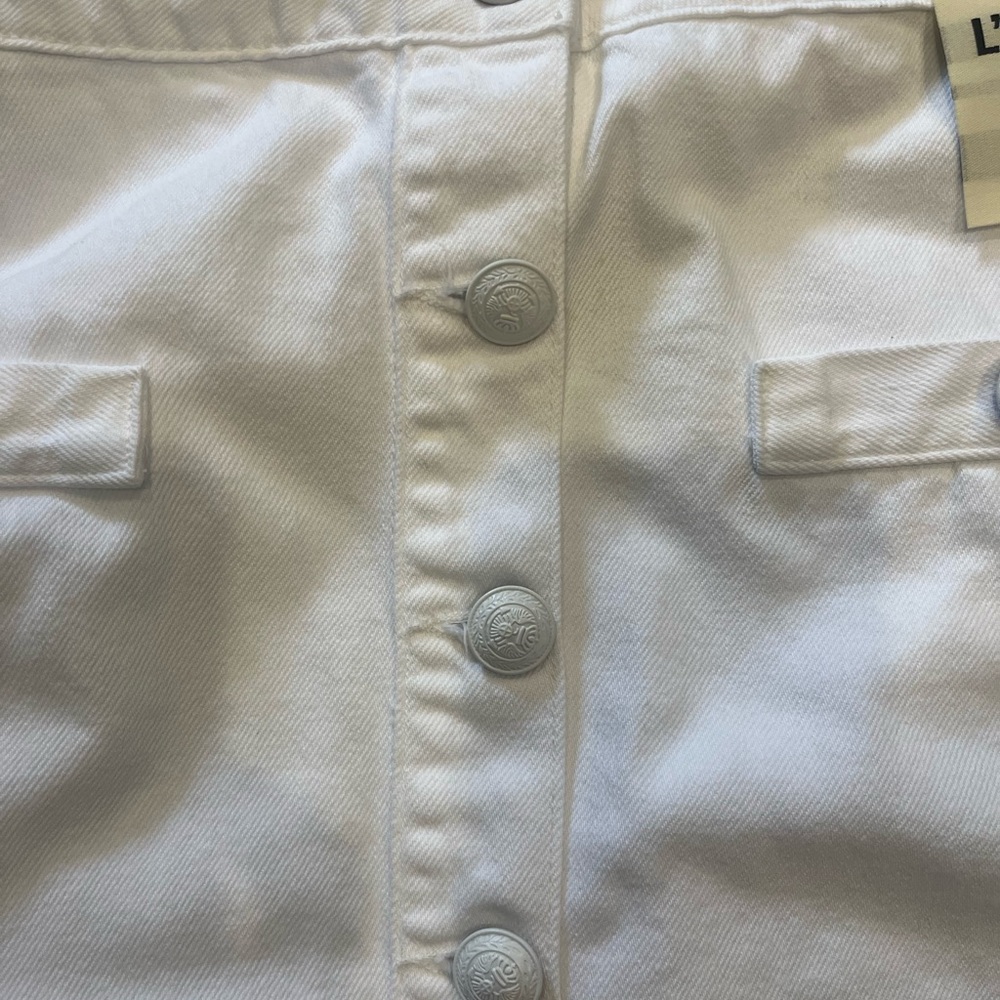 L’agence Kris button front mini skirt - Picture 6 of 6
